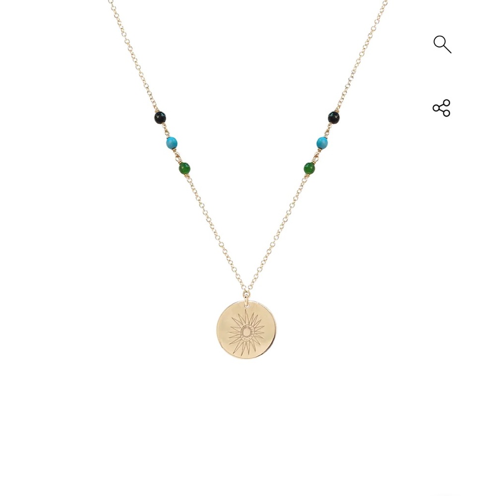 Zoe Chicco &Justina Blakeney Collab 14K necklace